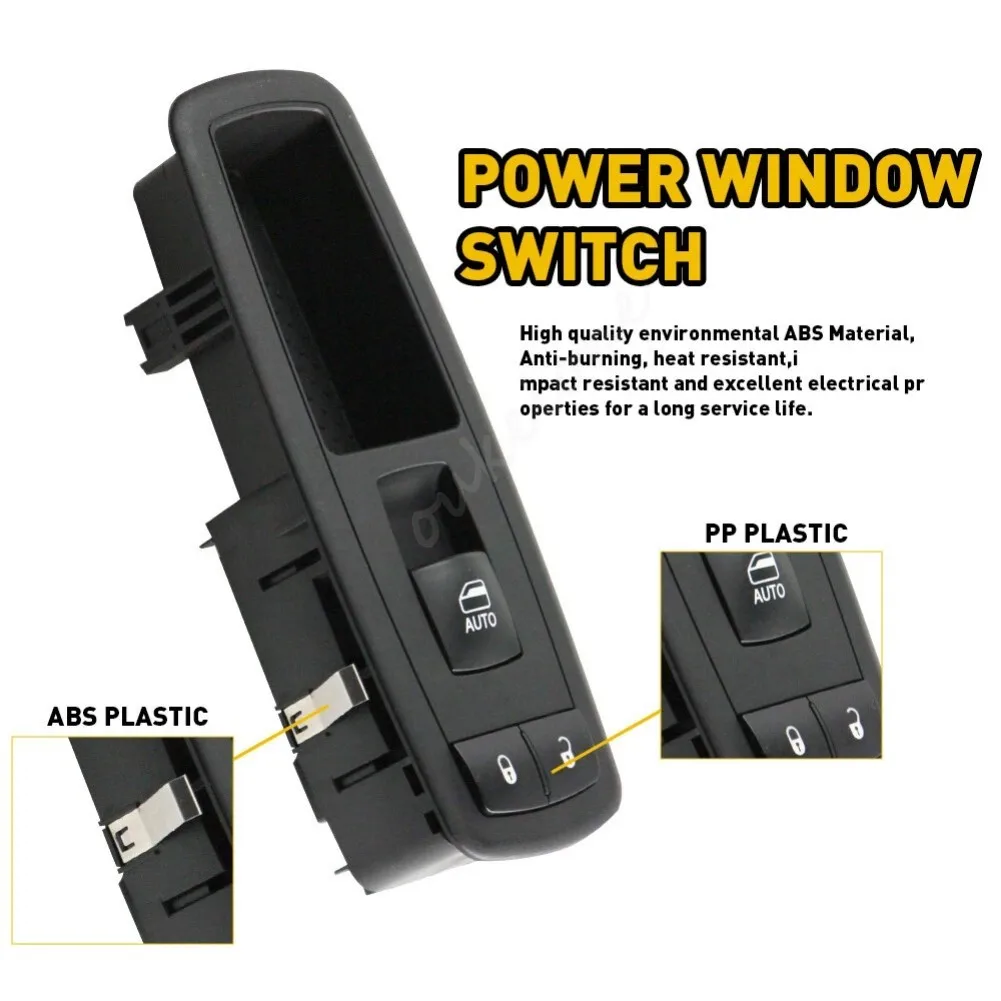 68030822AB For Jeep Grand Cherokee Liberty Chrysler 300 200 Dodge Grand Caravan Front Passenger Side Window Control Switch - view 2