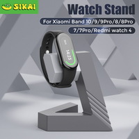 SIKAI Charger Dock Charging Stand for Xiaomi Band 10 9/9Pro/8/8Pro/Redmi watch 4 USB Charger Cable holder Smart accessories
