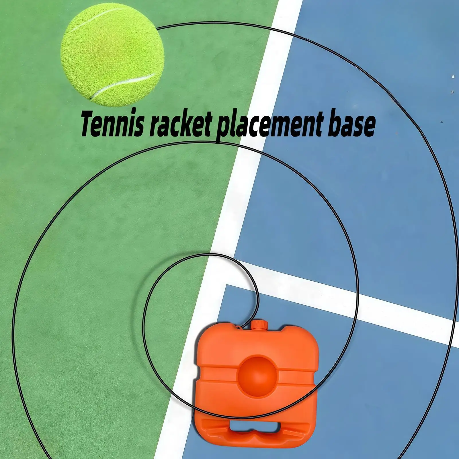 

Portable Single Player Tennis Coach Tennis Automatic Rebound Trainer Durable And Comfortable Practice Tennis Accessories