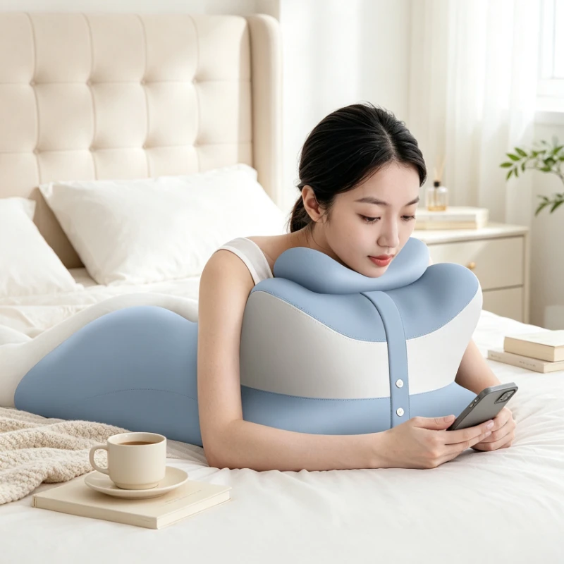 Multifunction Prone Pillow Bed Backrest Cushion for Adults Reading Phone Viewing Lounge Rest Bedroom Sofa Support 다기능 쿠션