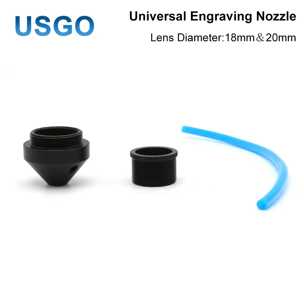 Air Nozzle Compound Universal Engraving Nozzle for Laser Head At CO2 Laser Cutting Machine