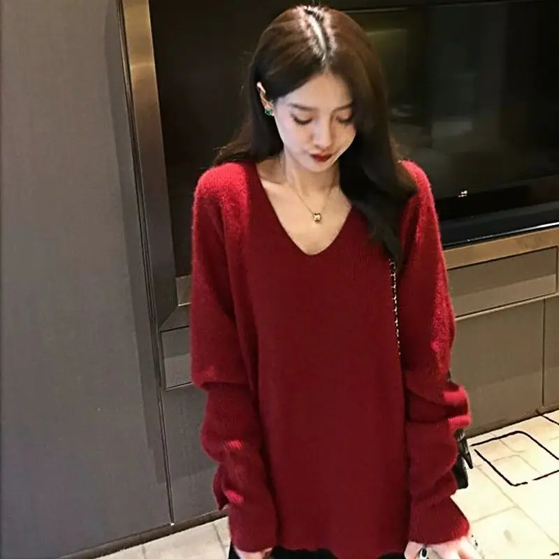 

Sweaters Jumpers Pullovers Women Pullover YK2 Autumn Women'S Tops Herringbone Pattern Petite Business Meeting Professional Sport