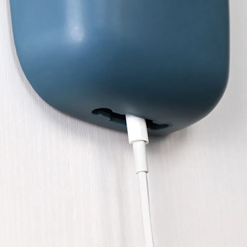 Wall Mounted Storage Box Remote Control Storage Organizer Case Mobile Phone Plug Holder Stand Rack storage gray wall hanging