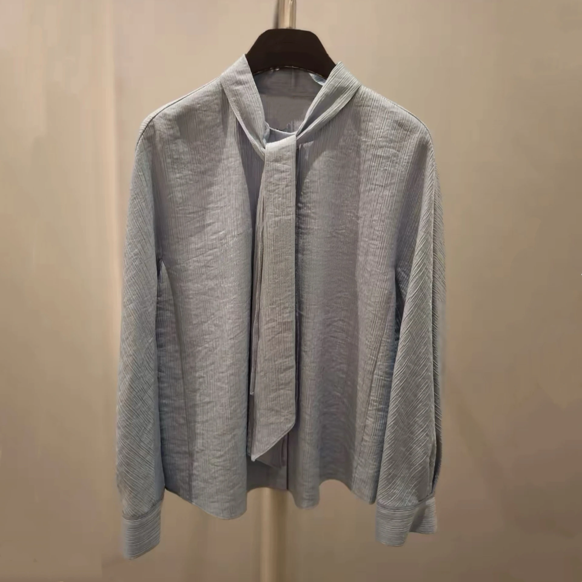 

Elegant Women's Commute Shirt Lemon Cheese LYN26 Spring Versatile Long Sleeve round Neck Casual Breathable Comfortable