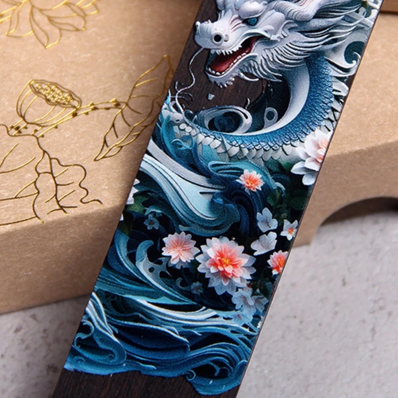 علامة كتاب خشبية للقراءة الإشارات المرجعية هدية لمحبي الكتب والقارئ والكاتب والمعلم دروبشيب