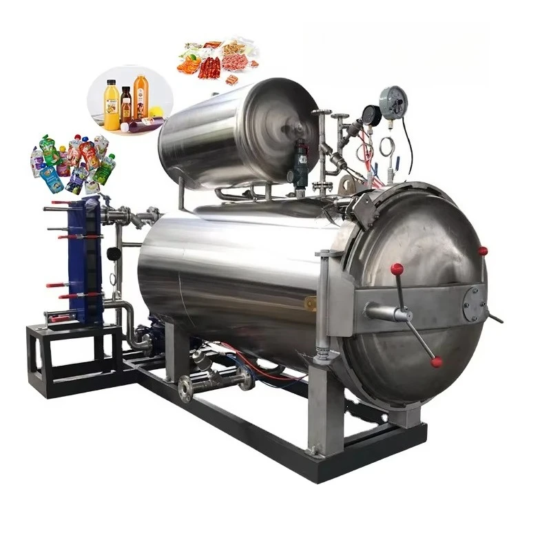 Customized High Pressure Autoclave Retort Sterilizer Automatic Water Bath Type for Commercial Canned Food Sterilizing Pot