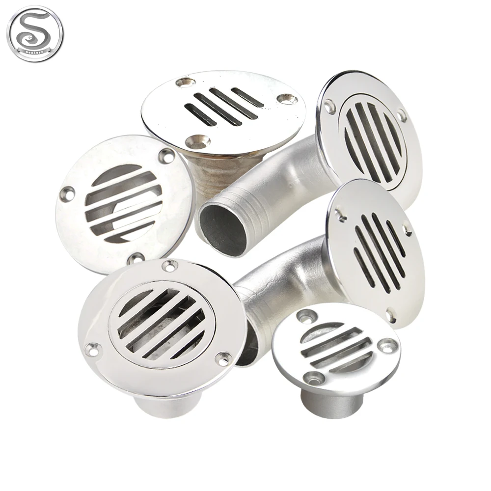 

STLF New 316 Stainless Steel Marine Hardware Deck Drain Scupper and Drain Plug Plumbing Accessories