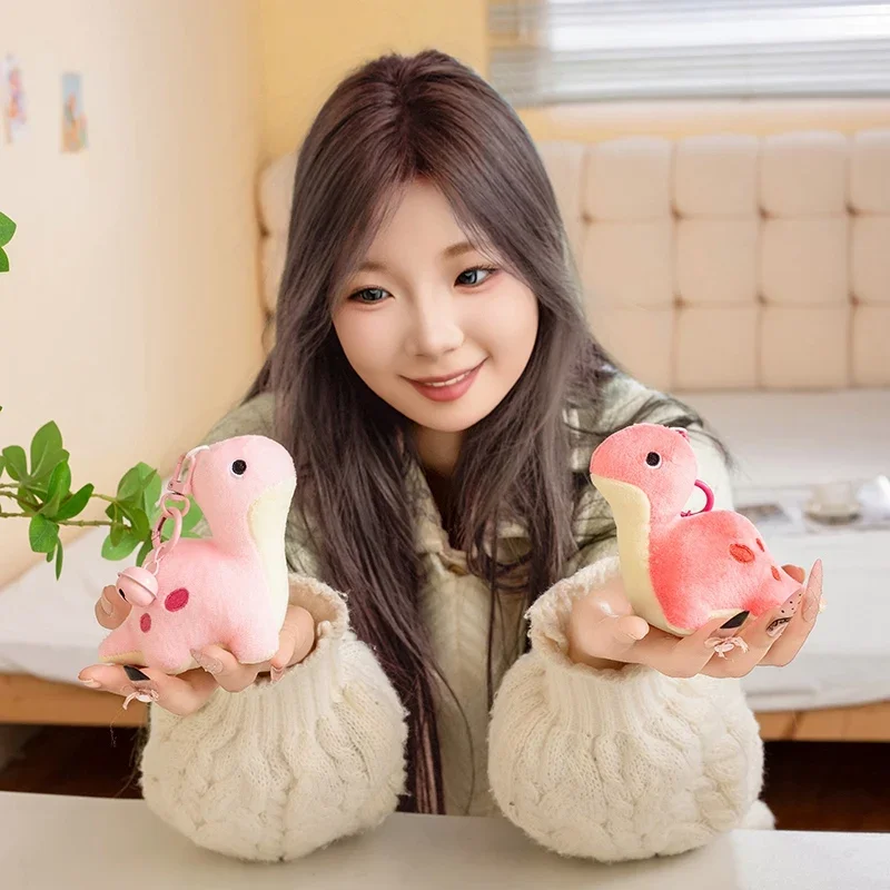 8 colori dinosauro morbido ciondolo regalo peluche peluche Kawaii Dino peluche simpatico giocattolo peluche Kawaii portachiavi zaino Decor