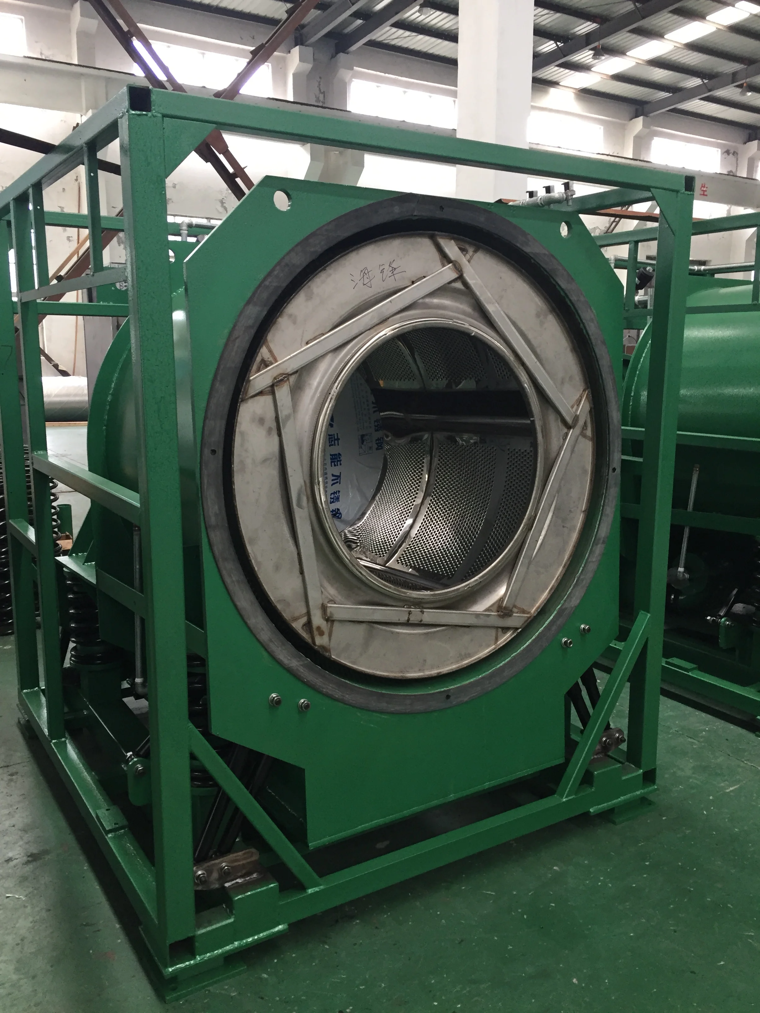 50-100kg industrial washing machine with dryer and ironing