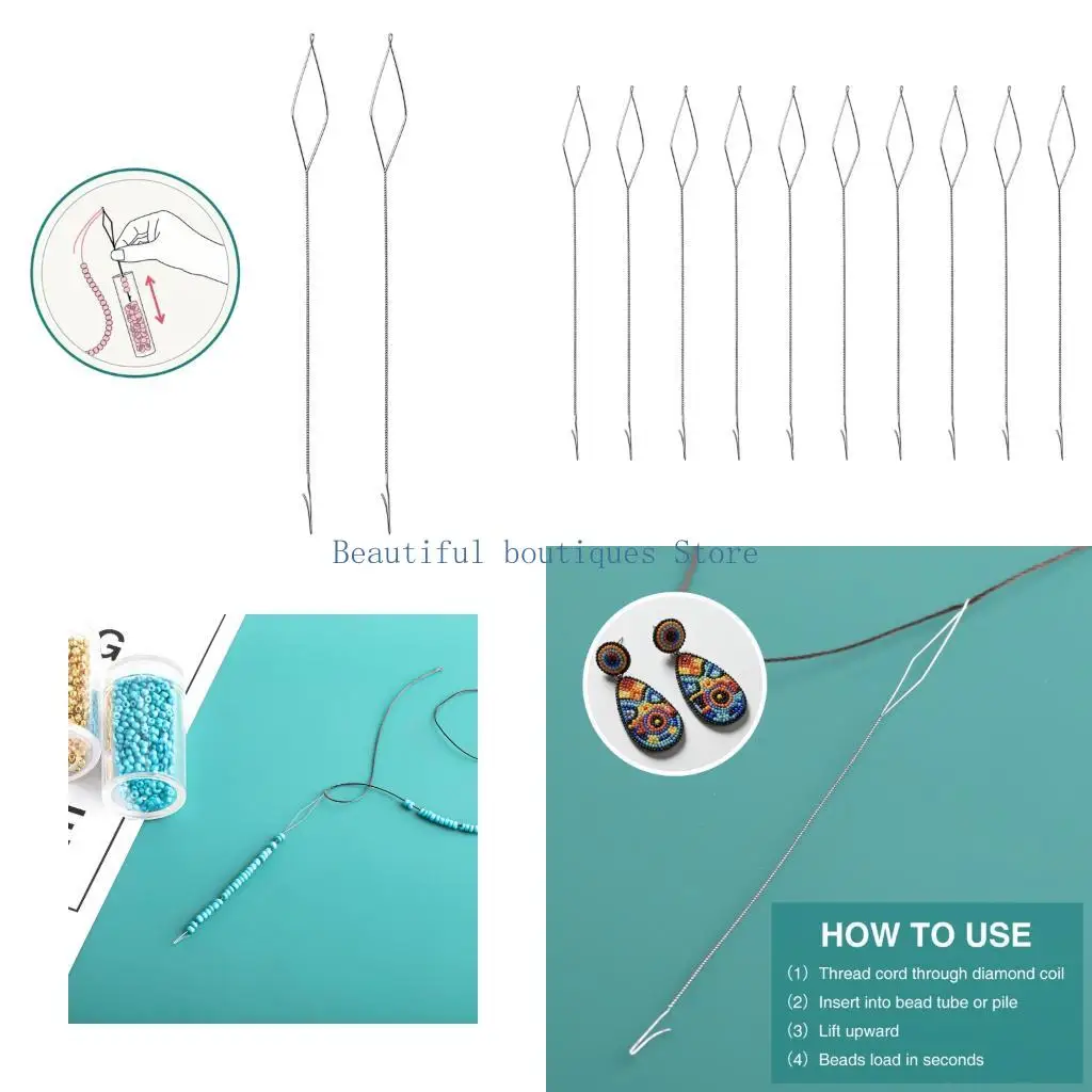 U4LF Jewelry Making Threaders for Small Beads with Fine Wire Design