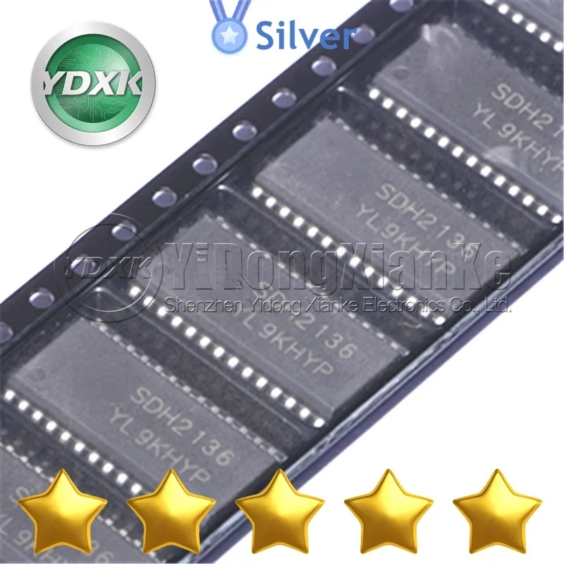 SDH2136TR SOP28 Electronic Components SC1155CSW SC16IS752 SCANPSC110FSC SDA9187-2X SDH2136 New Original SEM2107