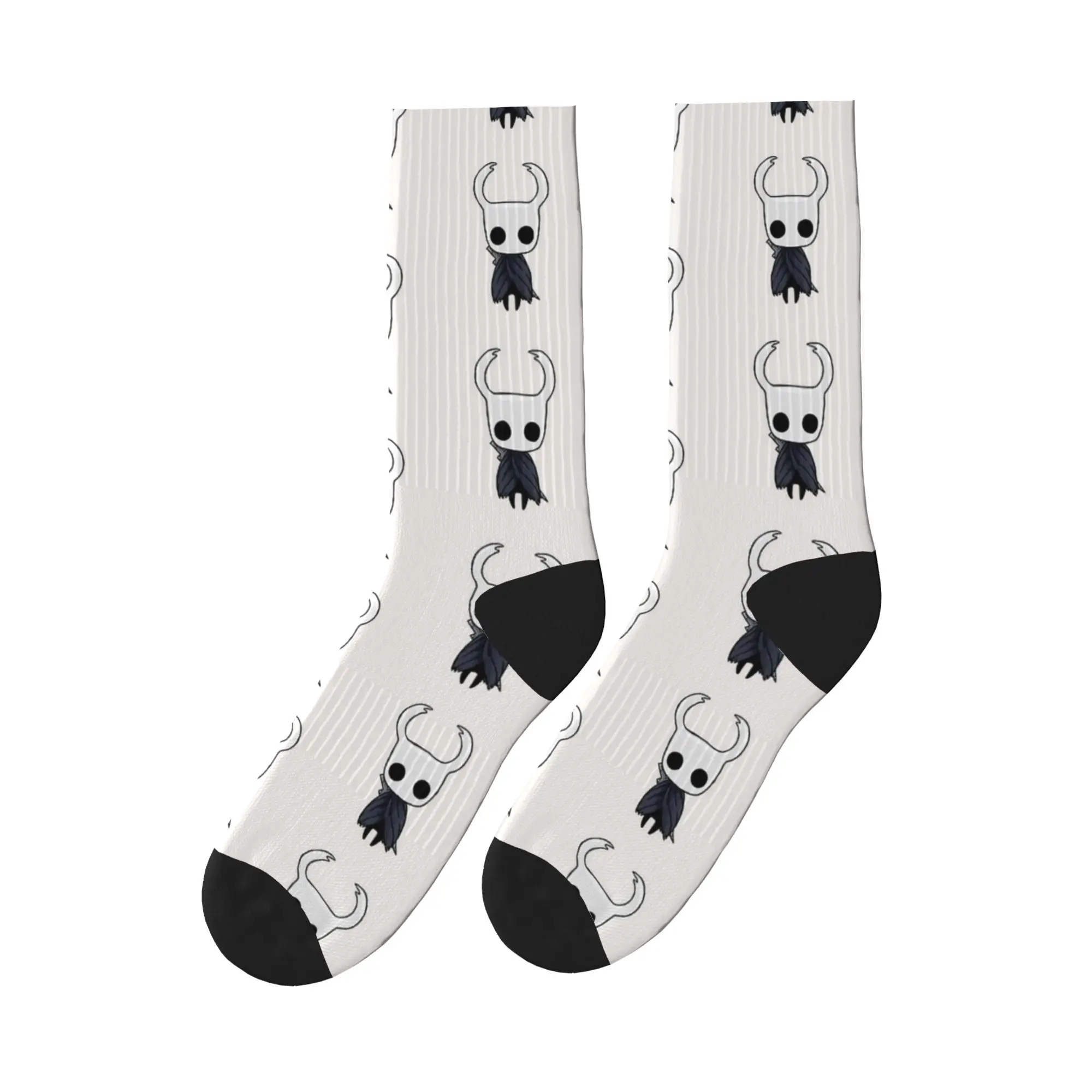 Hollow Knight GameThe Knight Socks Autumn  Stockings Funny Men's Quality Socks Graphic Running Sports Non-Slip Socks