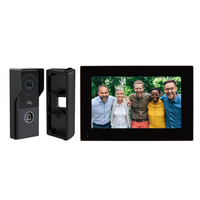 7/10 Inch Video Intercom 1080P Doorbell for Apartment 2-Monitor Kit House Wifi Door Phone Security Home System Swipe Card Unlock