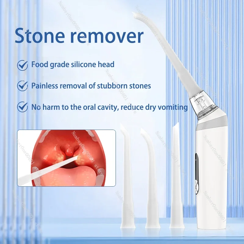 Electric Tonsil Stone Remover Tonsil Stone Removal Kit Vacuum With Irrigation Syringe Instant Suction Tonsil Stone Removal