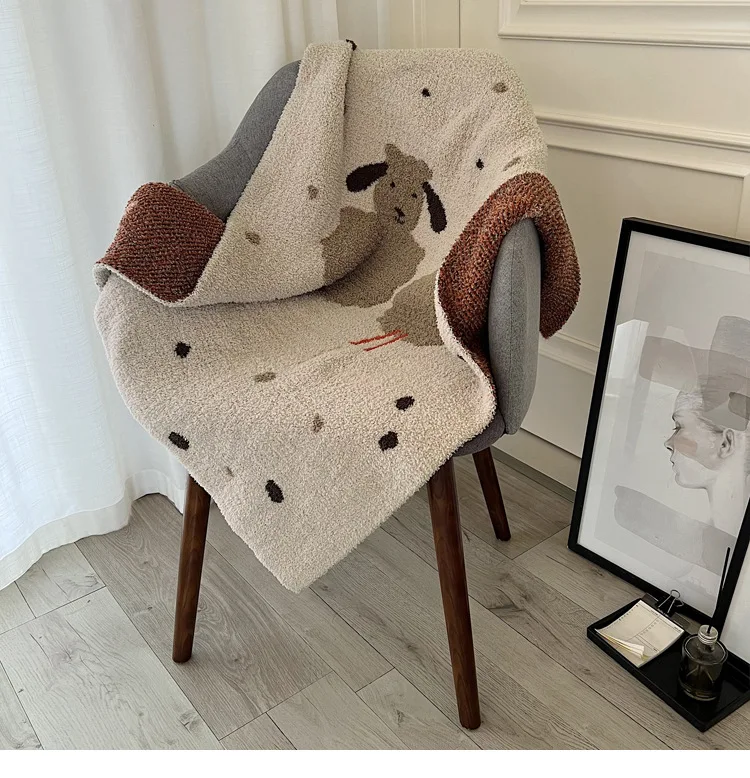 

Master Crafts Children's Quilt Nap Half Fleece Blanket Baby Baby Blanket Air Conditioning Sofa Cover Blanket Thin Winter Gift