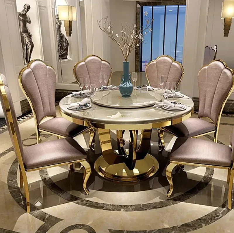 Marble Console Dining Tables Round Nordic Center Living Room Dining Tables Conference Apartment Mesas