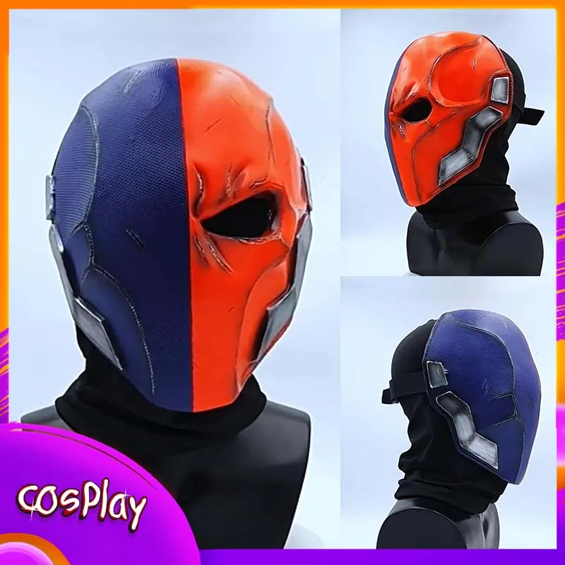Masque Deathstroke Cosplay Slade Joseph Wilson, Casque Portable pour Halloween, Comic-Con, Fête, Carnaval, Accessoires Cosplay, Cadeau Adulte