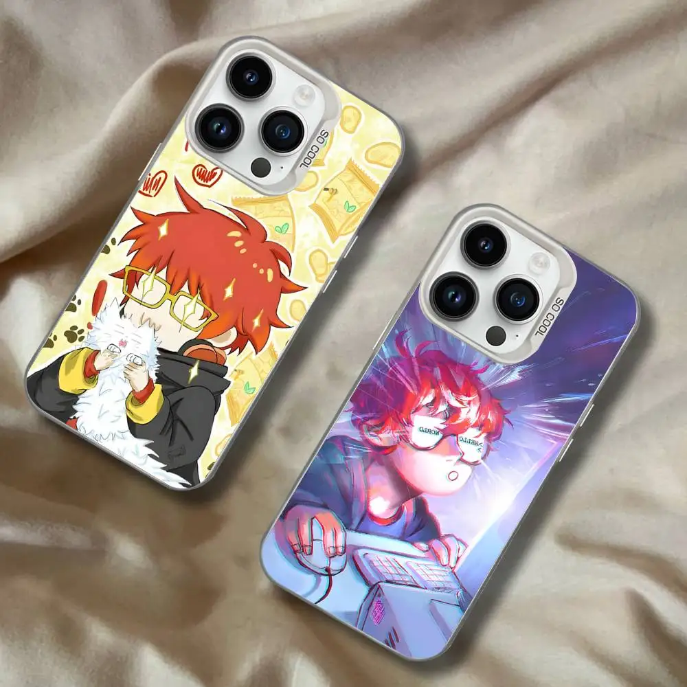 

707 Luciel M-Mystic M-Messenger For iPhone 17,16,15,14,13,12,11,Mini,Pro,E,SE4,XS,MAX White Shockproof Candy Matte Cover