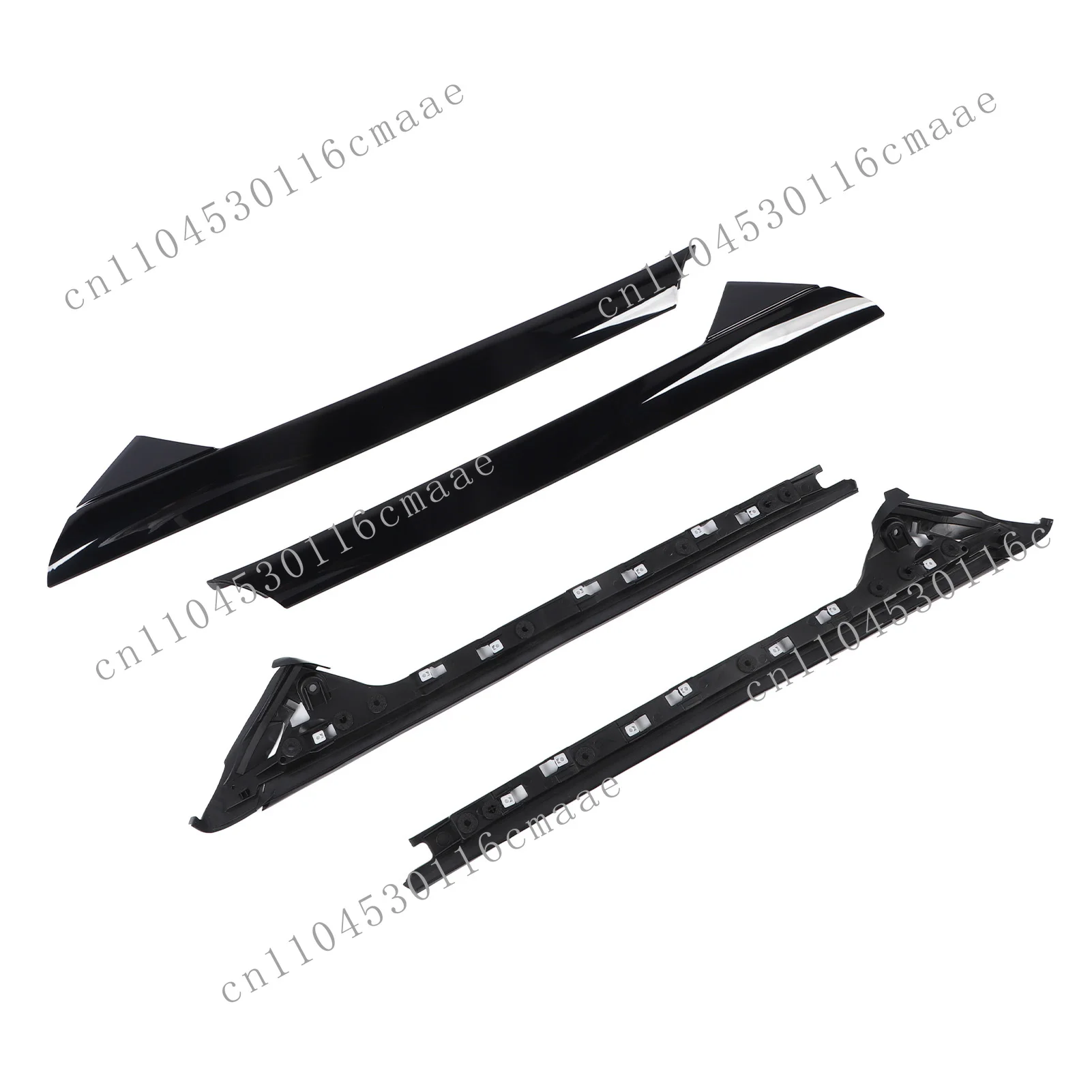 

Brand New 4-piece Windshield, A-pillar Decorative Trim Kit - Driver and Passenger Side Outer and Inner Sides
