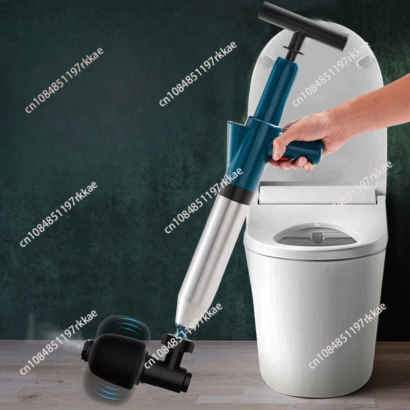 High Pressure Air Drain Blaster Clog Dredge Clogged Remover Toilet Plunger Bathroom Kitchen Sink Drain Blaster