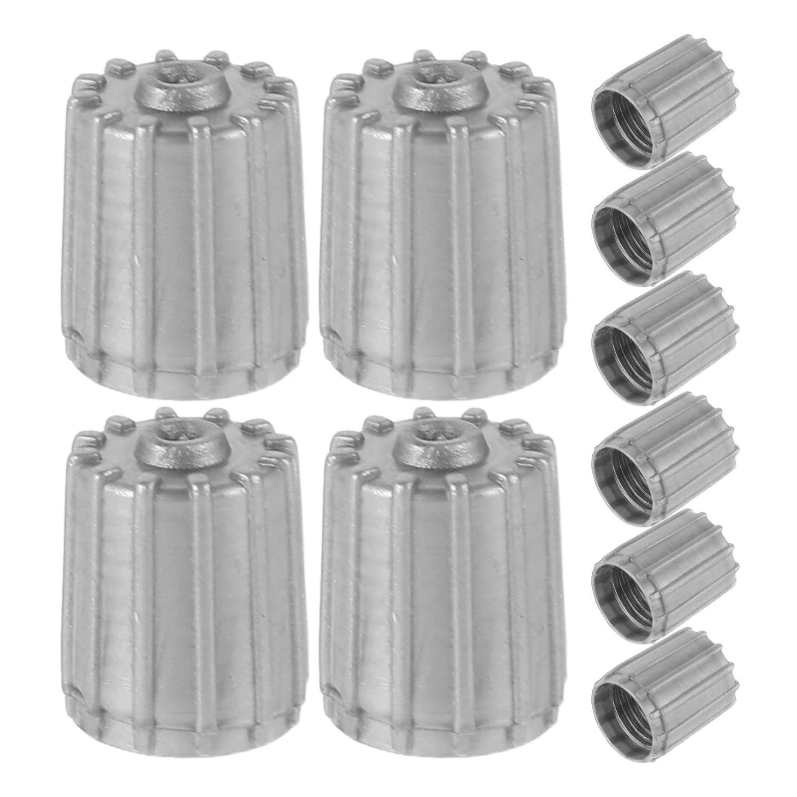 

10Pcs Tire Dust Caps Plastic Valve Stem Caps with Seal Ring Prevent Air Leakage for Car Bike Motorcycle Auto Wheel