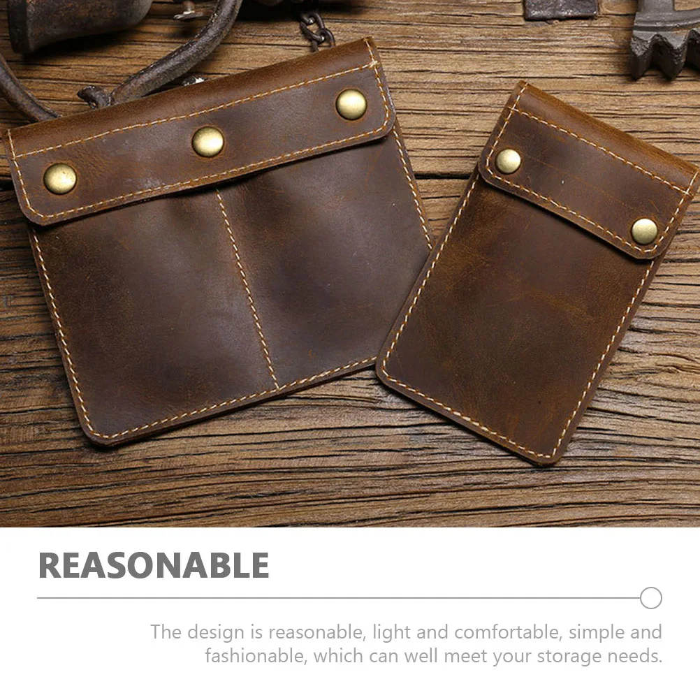 

Premium Horsehide Storage Bag Travel Business Organizer Portable Pouch Wear Resistant Professional Sleeve Household Case Watch