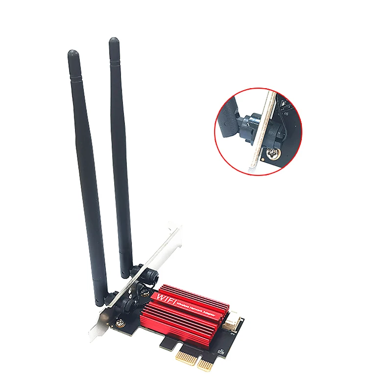 WiFi 5 PCI-E Wireless Adapter AC1200 Network Card Dual Band 2.4G/5GHz 802.11AC For Bluetooth 4.0 Desktop ForWindows 7/8/10/11