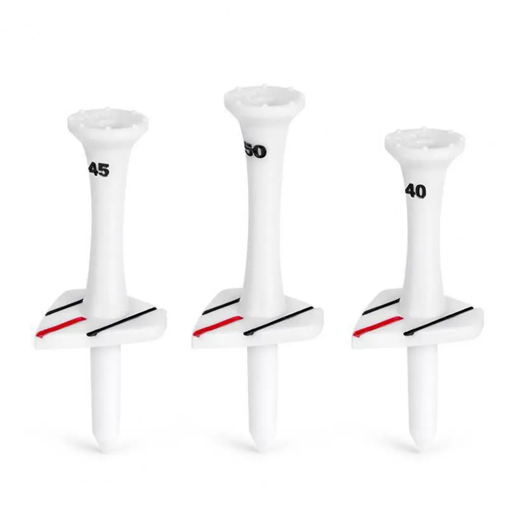 Wear-resistant Reusable Golf Tee Professional Golf Tees for Reduced Friction Resistance Curved Serving Pins for Practice