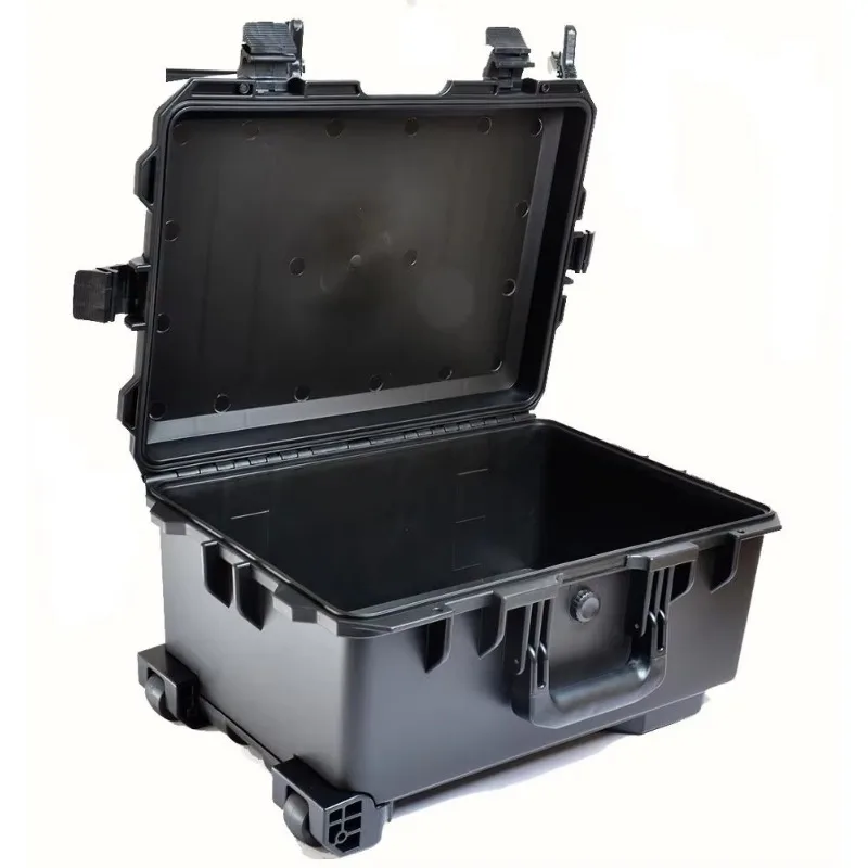 Hot Selling Plastic Equipment Box Toolbox Suitcase Portable Handle with Wheels