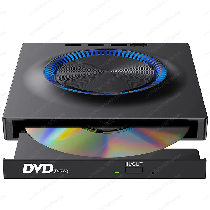7-in-1 Multifunctional External Blu-ray Optical Drive, USB & Type-C Interface, CD DVD BD Burner, Disc Diameter ≤ 120mm