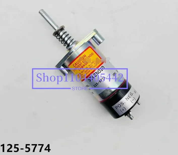 

125-5774 Соленоид отключения топлива 3406b 3304 Соленоид остановки дизельного двигателя 125-5774