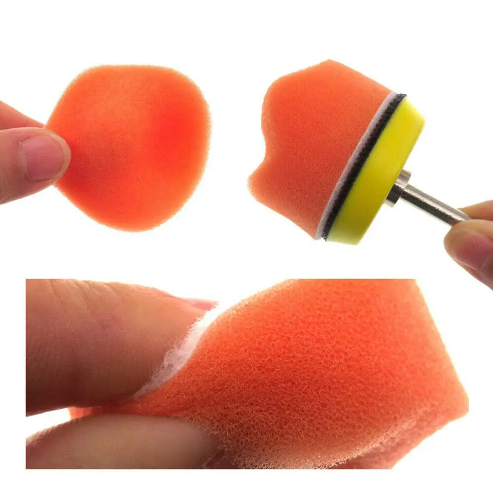 2 "นิ้ว50มม.ขัดขัดทำความสะอาดแผ่นสำหรับเจาะฟองน้ำบัฟเฟอร์ Waxing Buffing ล้างความงาม