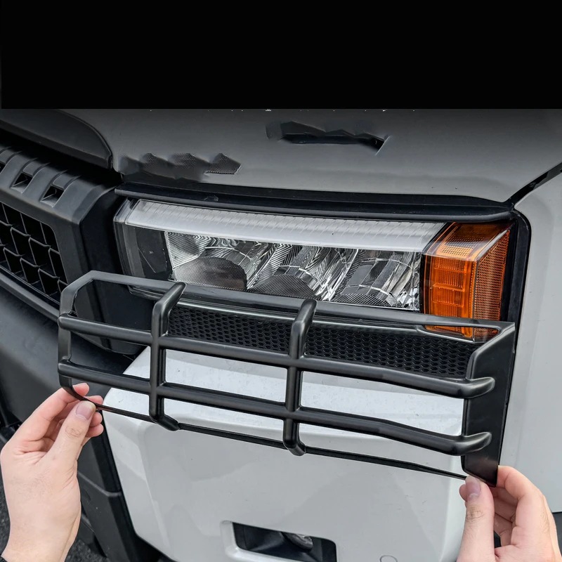 For Toyota Prado Land Cruiser LC250 2024-2026 Plastic car front headlight cover protection grille accessory car modification