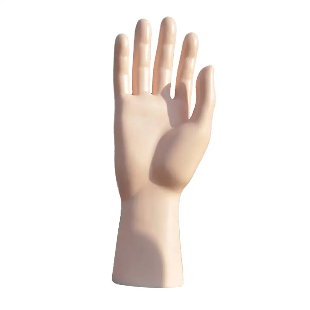 Mannequin Hands Jewelry Stand Holder Durable PVC Glove Display Prop for Retail Store or Home Decor