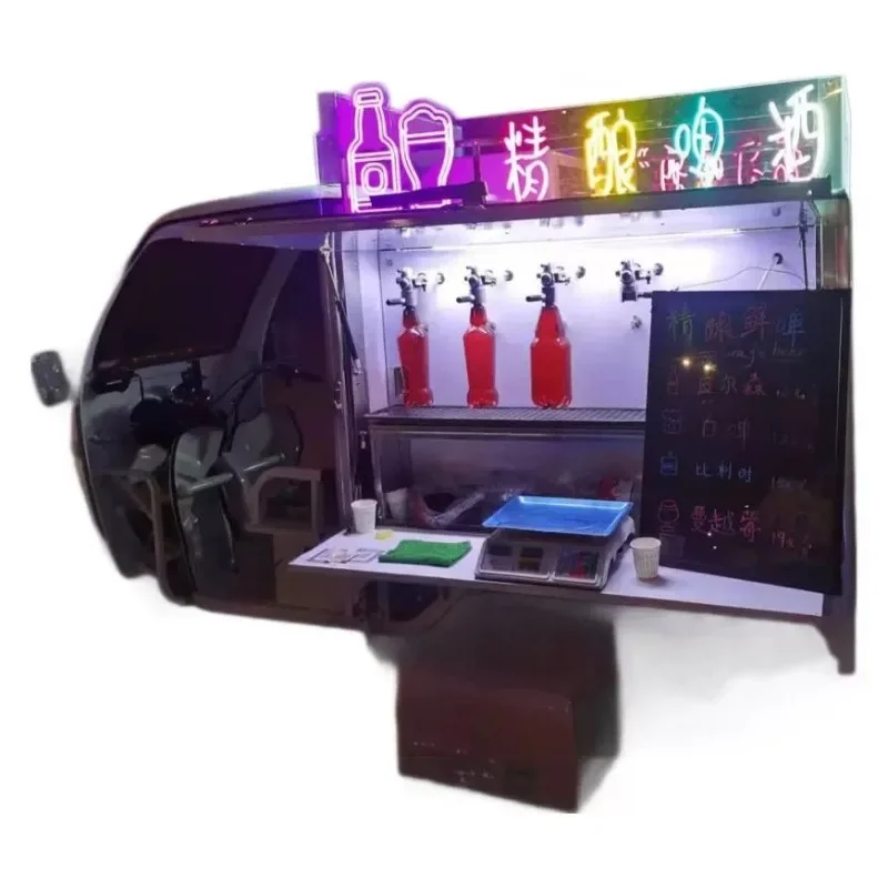 

Craft beer tricycle, refrigerated and fresh-brewed beer electric tricycle