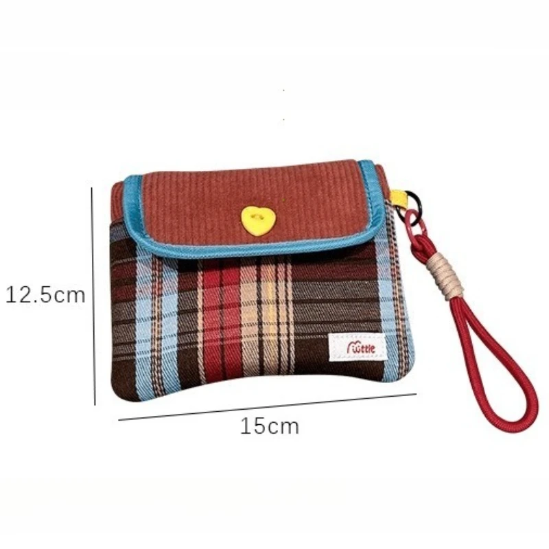 

Contrast Color Data Cables Organizer Sanitary Pads Bag Large Capacity Cosmetic Bag Multipurpose Napkin Pouch Storage Bag