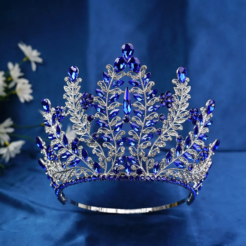 World Miss World Crystal Beauty Pageant Crown Grand Crown Complete Ring Grand and Luxurious Award Annual Meeting Hairband