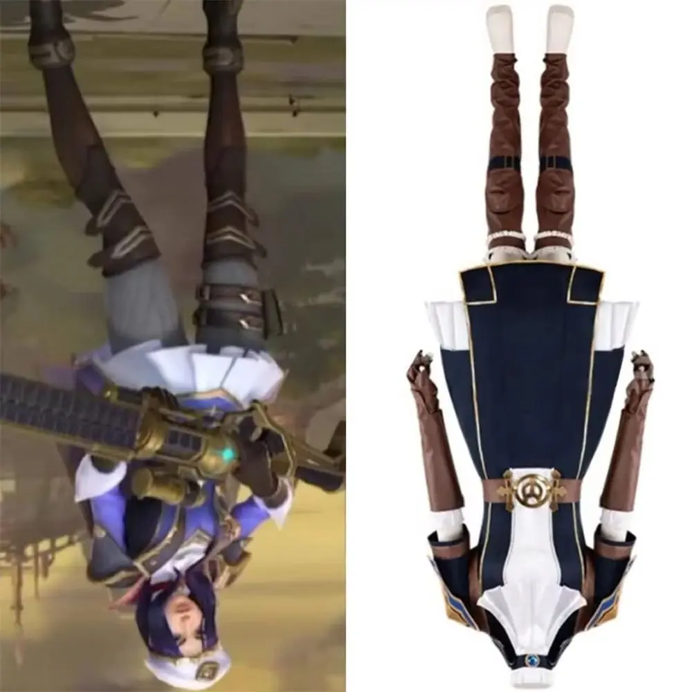 

Game LOL Arcane Caitlyn Cosplay Costume The Sheriff of Piltover Caitlyn Uniform Dress Halloween Carnival Suit