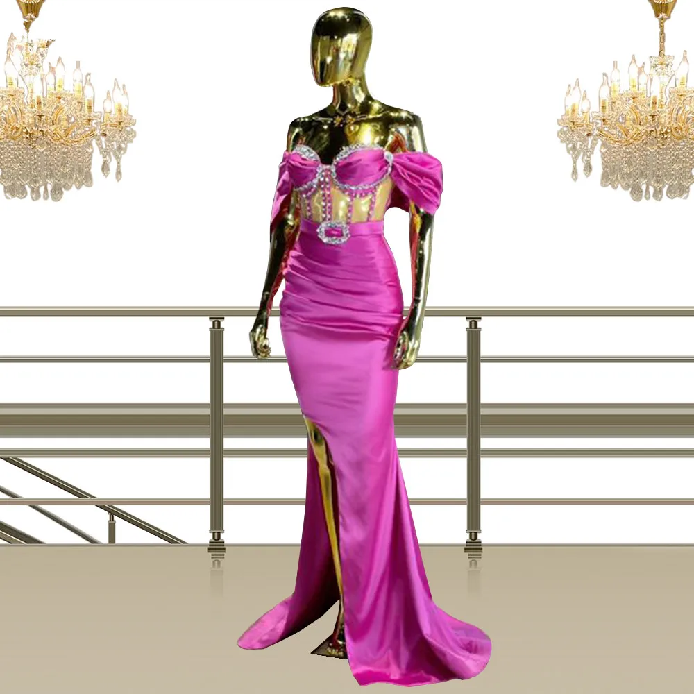 Slit Prom Dresses M…