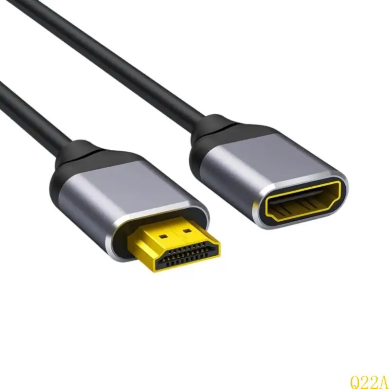 Q22A HDTV-compatible 2.1 Extender Cable 8K 60Hz Gold Plated Connectors Extension Line