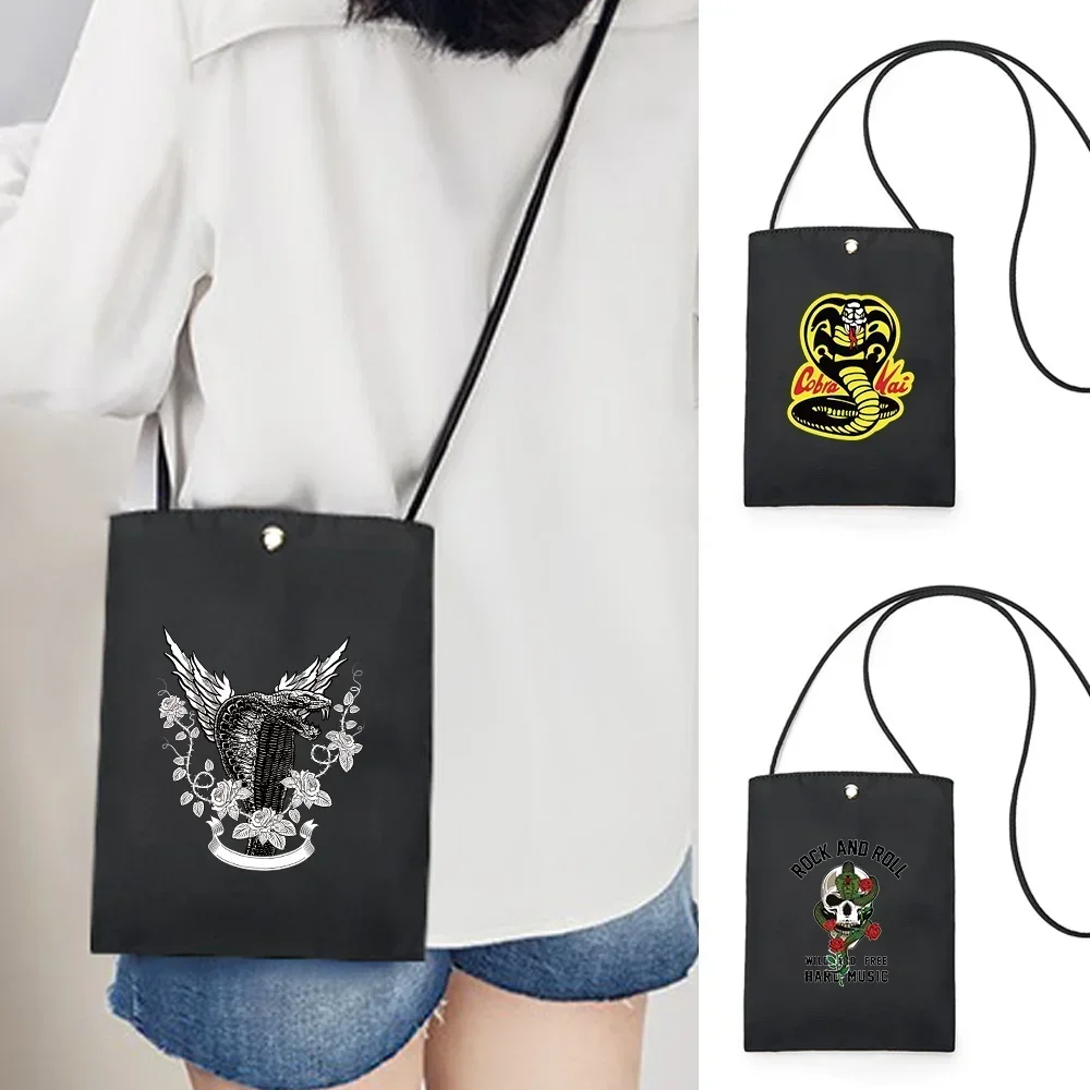 

Women's Small Crossbody Phone Bag Wallet Arm Bag Canvas Sports Bag 3D Pattern Can Store Mobile Phone Credit Card Jewelry