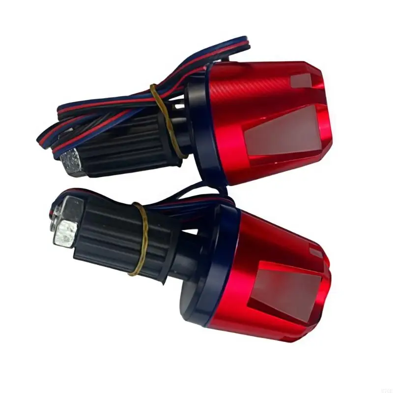 M76E Universal-Motorrad-Lenker-Endkappe mit LED-Licht, Aluminiumlegierung für Offroad-Fahrten und individuelle Anpassung – Detail 7