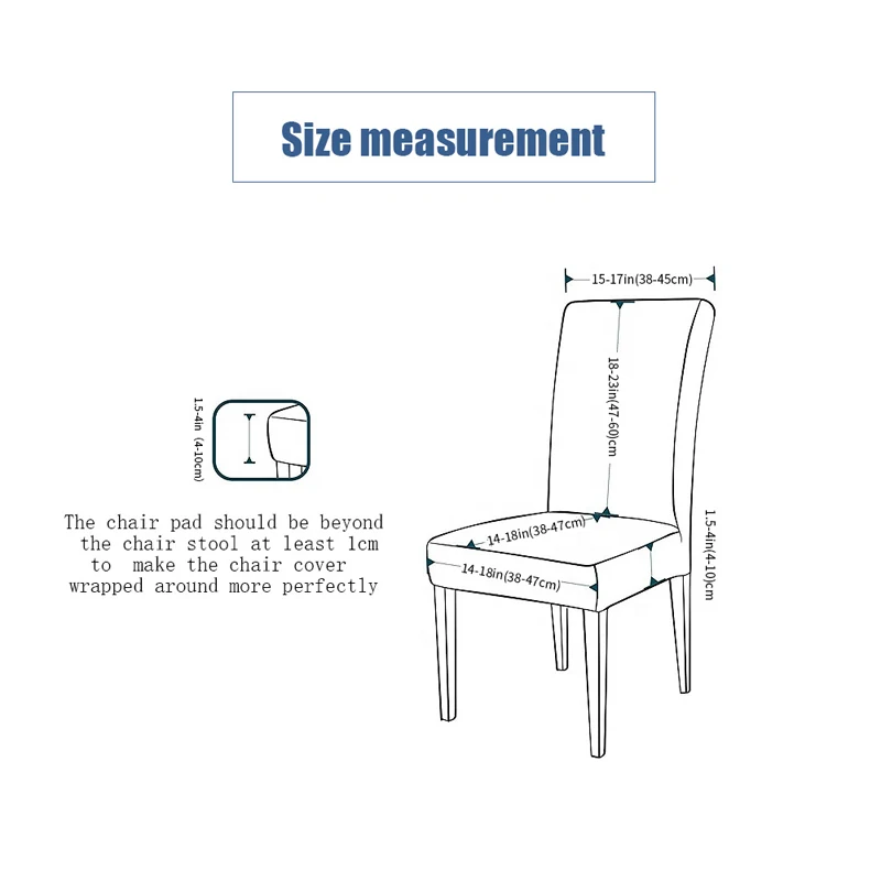 Christmas decoration thick velvet covers chair slipcovers for dining room chair cover elastic solid stretch chair cover