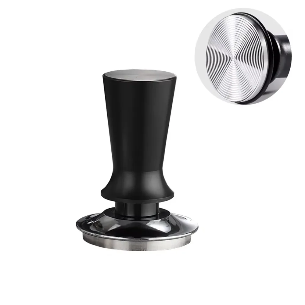 

51mm/53mm/58mm Espresso Tamper Internal Spring Design Flat/Thread Base Stainless Steel Coffee Tamper Constant Pressure