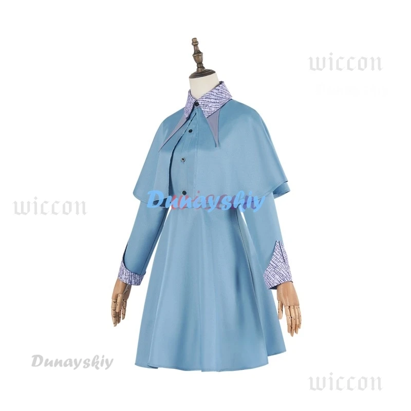 Costume de Cosplay de l'École de Magie, Déguisement de Sorcière Isabelle Fleur Delacour, Beauxbaton, Uniforme d'École de Magie, Chapeau et Robe Imbibés, pour Adulte et Enfant