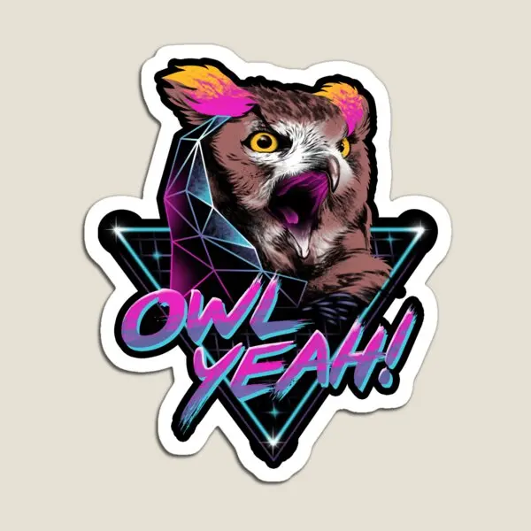 Магнит Сова Да, детский декор для дома, милый красочный держатель, детский магнитный холодильник, забавные наклейки, игрушка для органайзера на холодильник