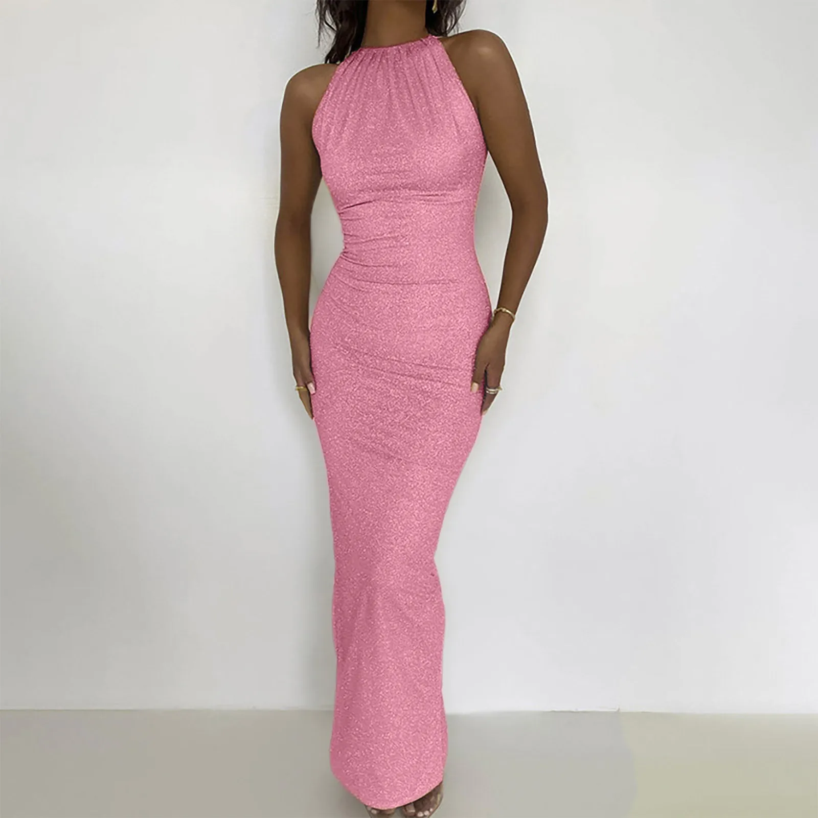 Sexy Pailletten funkelnden Glitzer geraffte Club Frauen kleid Bodycon weibliche elegante Abendkleider Party Abend Abschluss ball Gala Vestidos