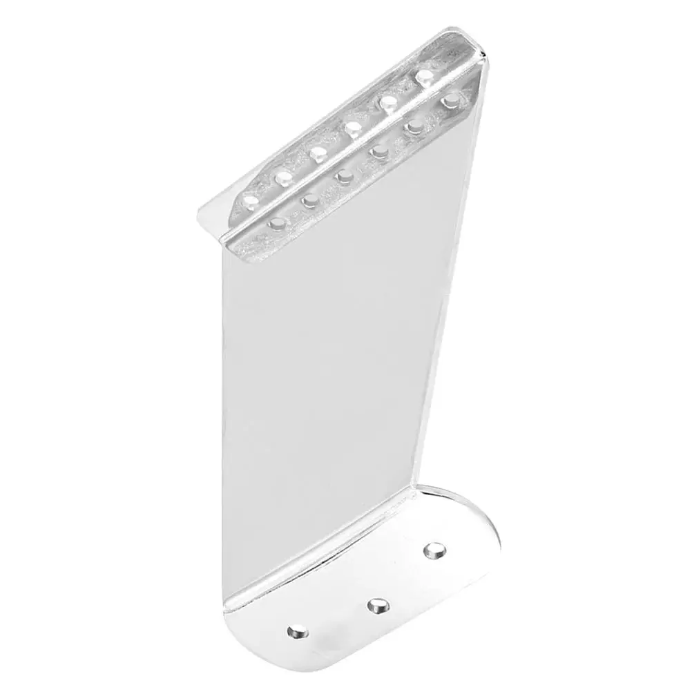 

6-string Tailpiece Silver GA432 Durable Metal Jazz Guitar Accessories Replacement Parts Electric Guitar Supplies