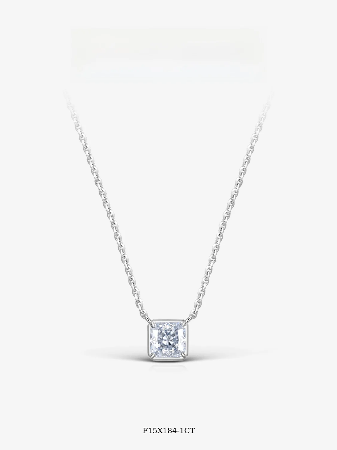 g-xiaoxiao-blue-grey-square-sugar-necklace-women's-elegant-simple-birthday-gift-original-design-fashion-jewelry-silver-color