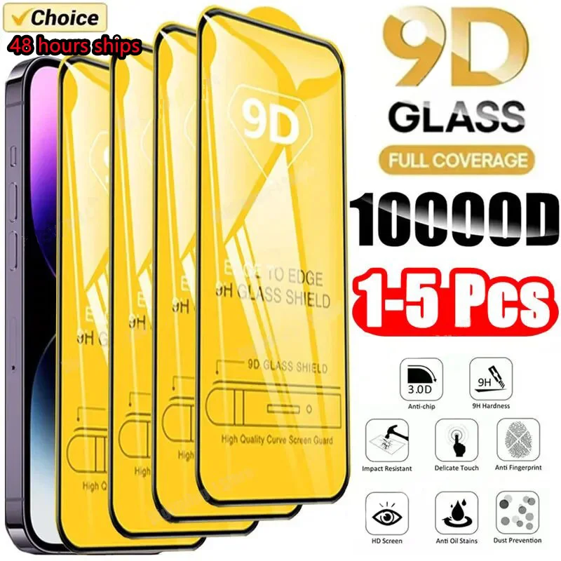 

9D Screen Protector Tempered Glass For Samsung Galaxy S24 Ultra S23 S22 S21 FE Protective Glass Film Samsung A55 A54 A53 A35 A06